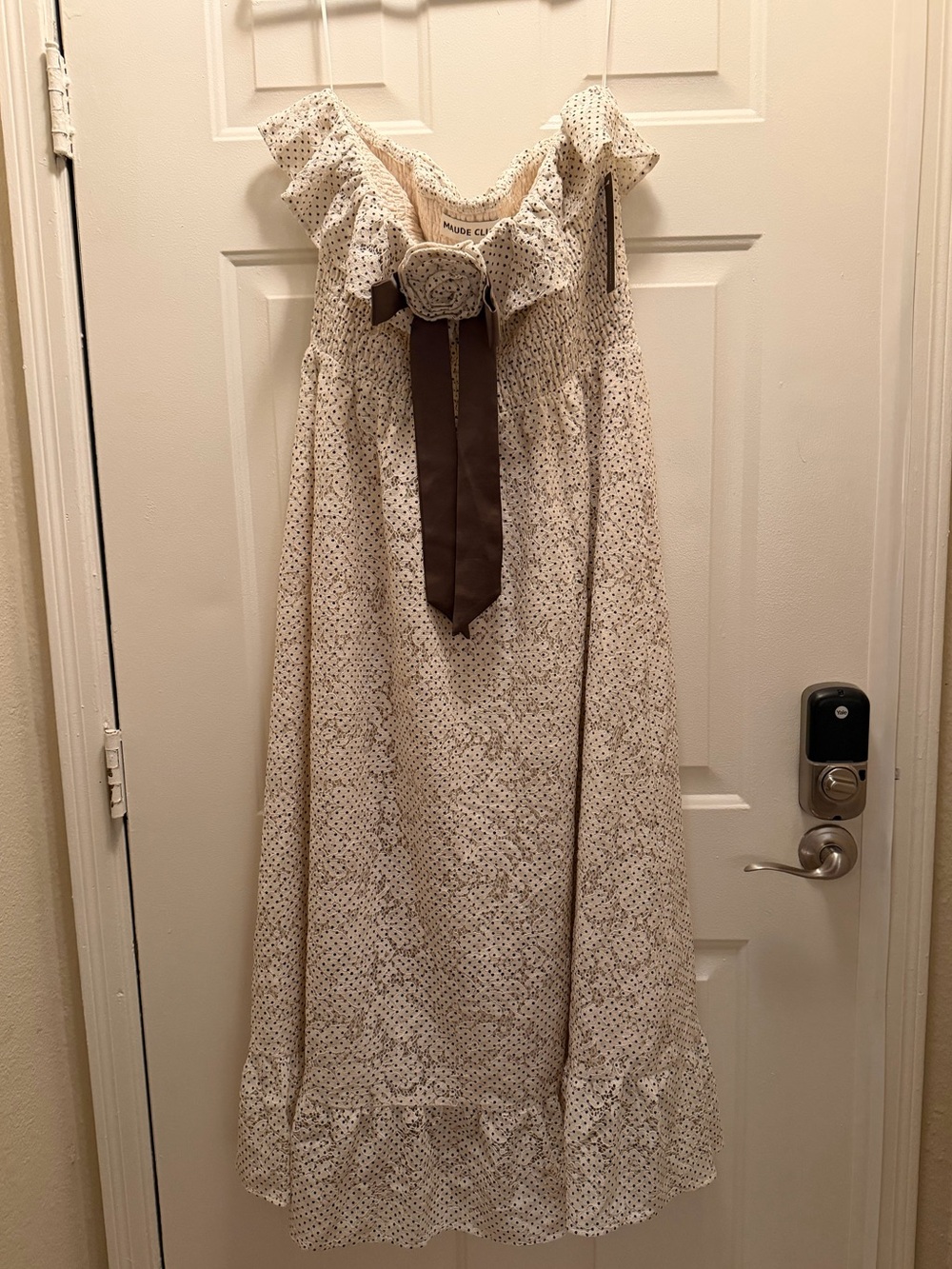 Maude Club Pippa Strapless Smocked Maxi - Picture 2 of 7